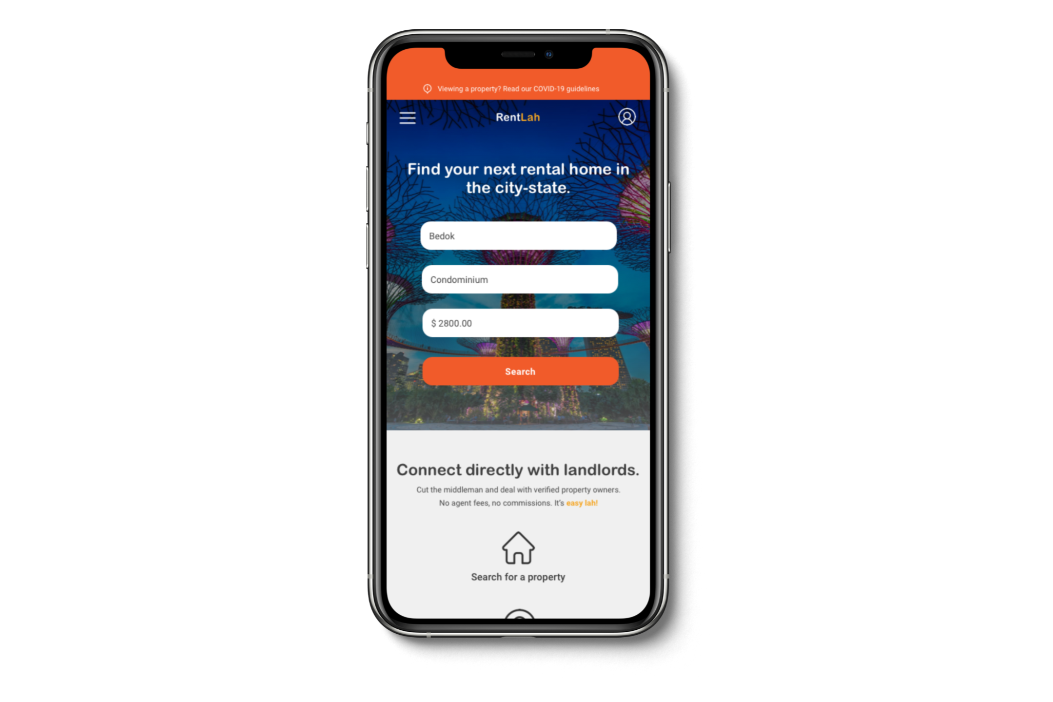 RentLah Mobile Prototype